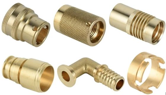 注文の真鍮CNCは部品がCNCの機械化の部品を堅くする部品を回した